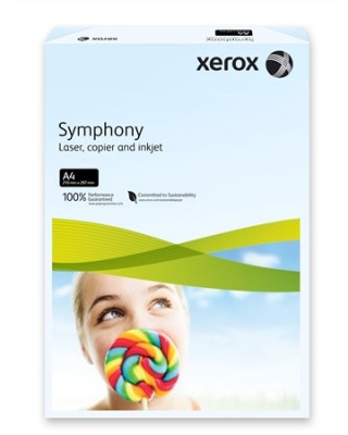 Másolópapír, színes, A4, 160 g, XEROX "Symphony", világoskék (pasztell)