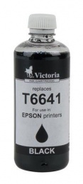 T66414 Tinta, L100, 200mfp nyomtatókhoz, VICTORIA TECHNOLOGY, fekete, 100ml